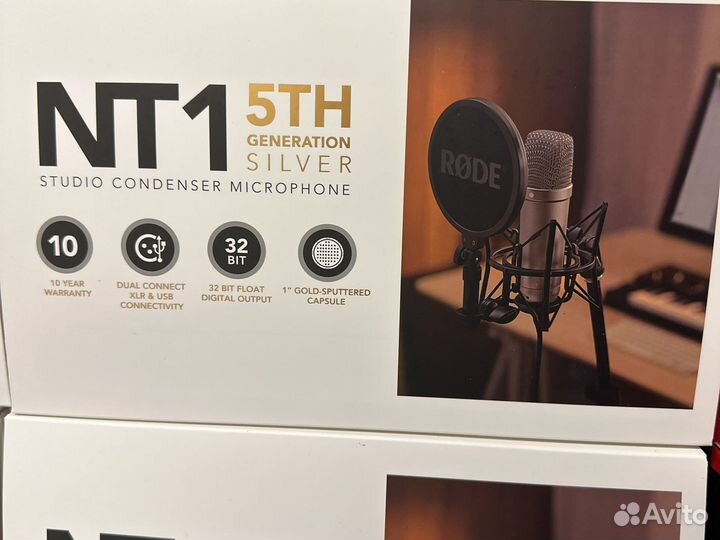 Студийный микрофон Rode NT1 Gen 5 Silver