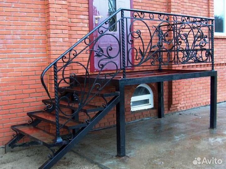 Лестничные площадки и перилы