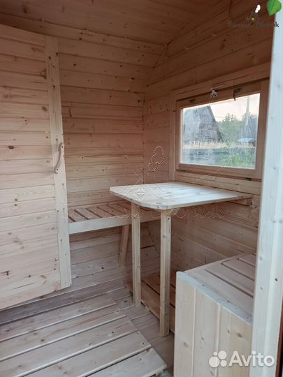 Баня бочка квадро 4 метра с гарантией