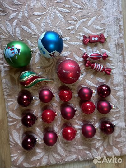 Елочные игрушки пакетом