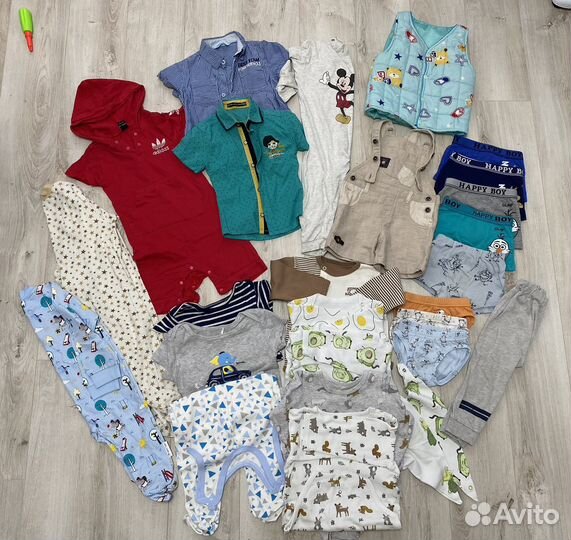 Пакет вещей на мальчика 74-80