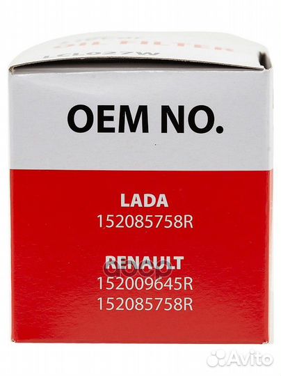 Фильтр масляный LivCar OIL filter LCL027W lcl027w