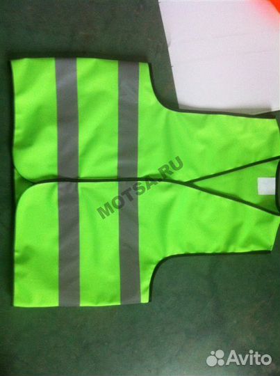 Жилет световозвращающий для взрослых (71х63 см) с