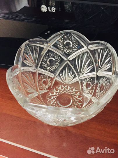 Ваза хрустальная СССР