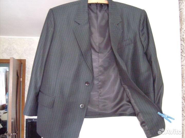 Новый Костюм мужской пиджак брюки 52-54 рост 150