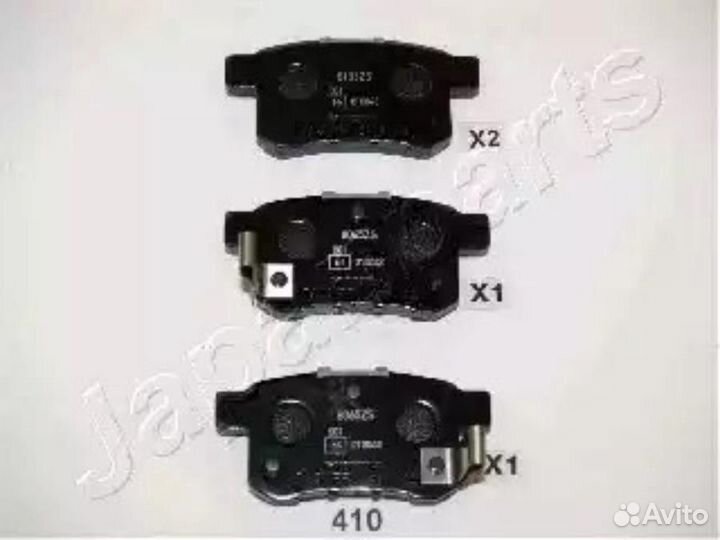 Japanparts PP410AF Колодки торм. задн. Accord 08