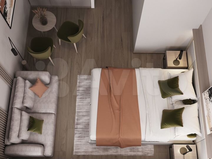 Номер в доходном апарт-отеле 3*