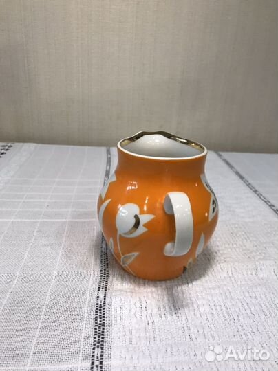 Молочник (сливочник) СССР Дулево