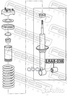 Сайлентблок заднего амортизатора lrab-038 Febest