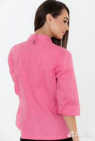 Чёрный китель поварской мужской