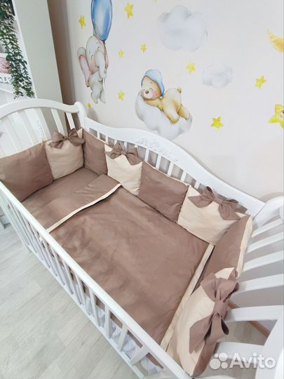 Комплект в кроватку с бортиками
