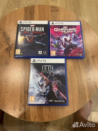 Игры на дисках для ps5 3 шт