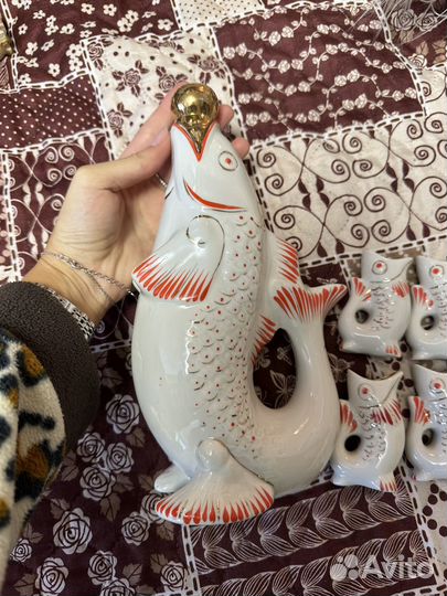 Сервиз рыбки СССР