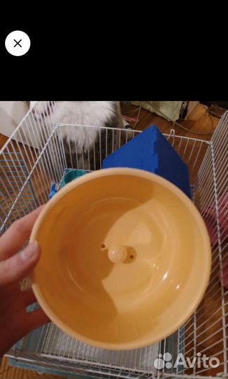 Клетка для грызунов большая с предметами ухода