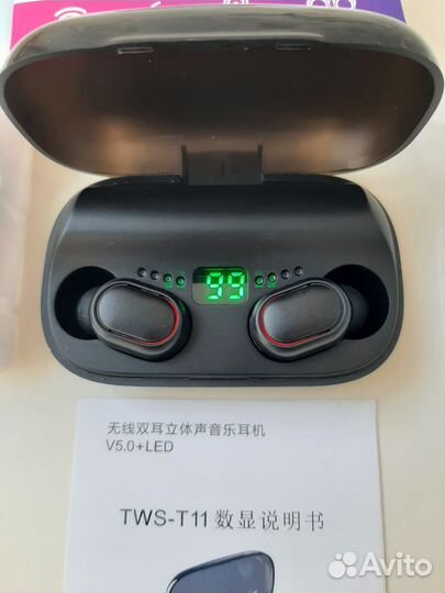 Беспроводные наушники TWS T11,новые