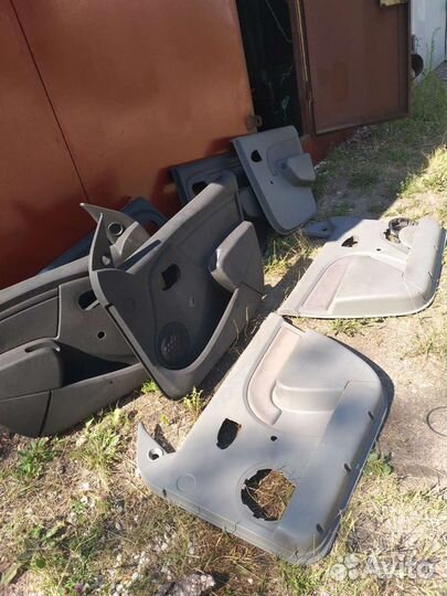 Обшивкa двери рено логан