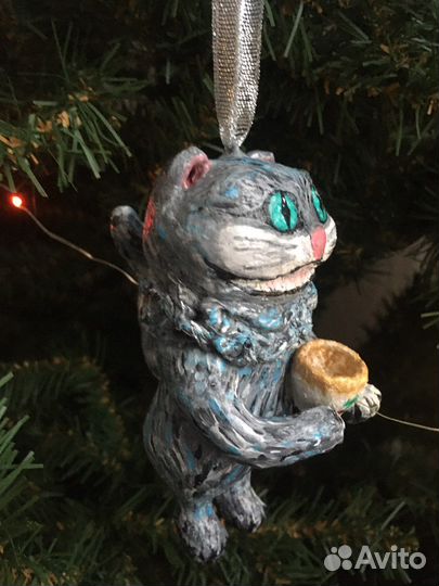 Чеширский кот из ваты