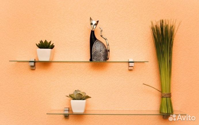 Стеклянная полка