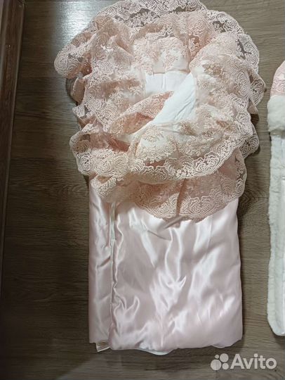 Конверт на выписку для девочки зима