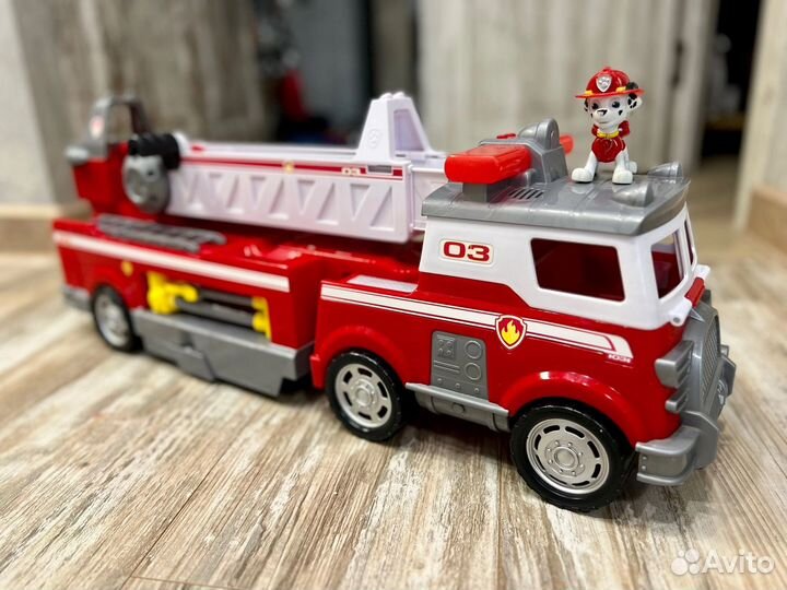 Огромная пожарная машина щенячьего патруля маршалл