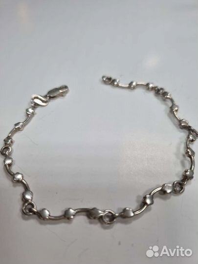 Серебряный браслет, женский. 925 проба