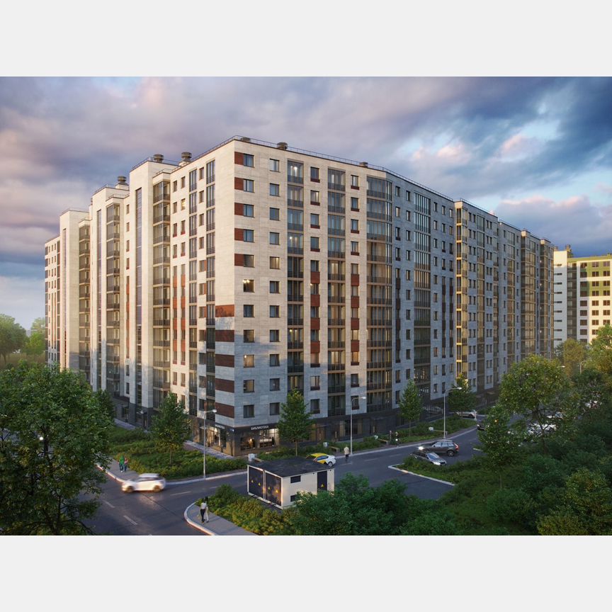 Квартира-студия, 29,8 м², 2/12 эт.
