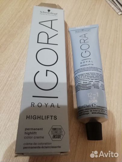 Перманентный осветляющий крем краситель для волос