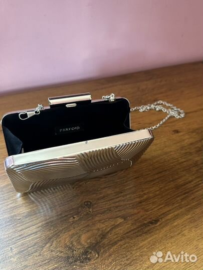 Клатч женский серебряный