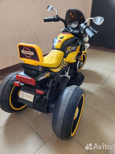 Детский электромобиль мотоцикл квадроцикл