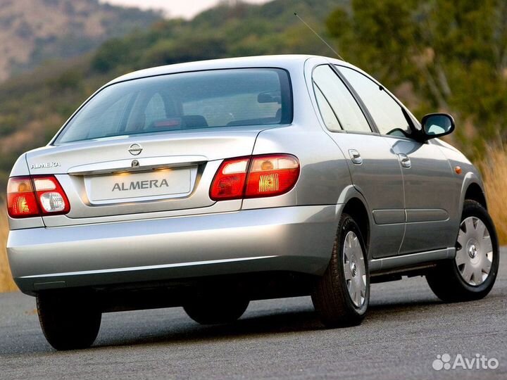 Стекло заднее Ниссан Альмер н16 классик