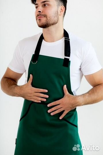 Чёрный китель поварской мужской оптом