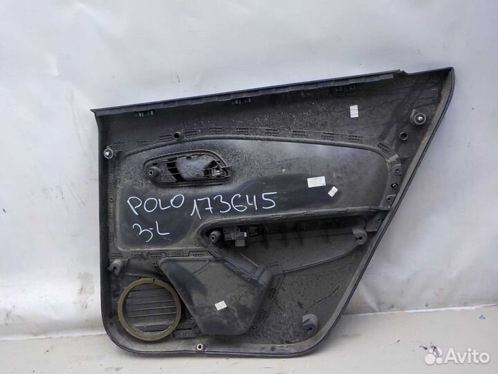Обшивка дверей volkswagen polo задняя левая