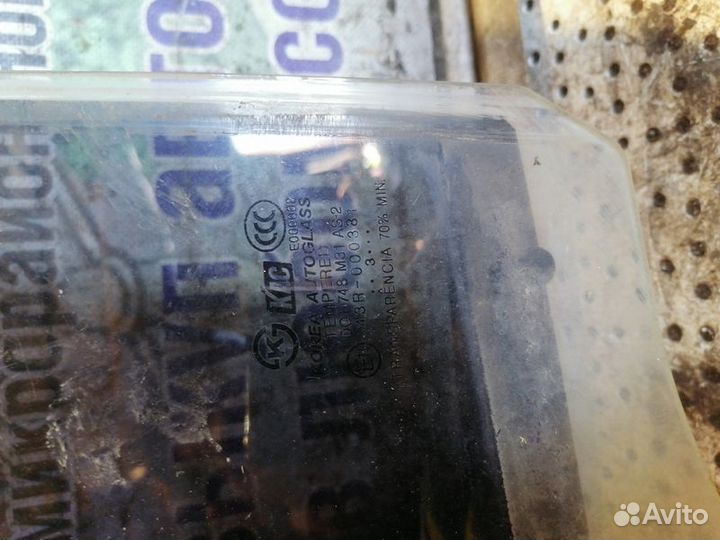 Стекло двери задней левой Hyundai Accent