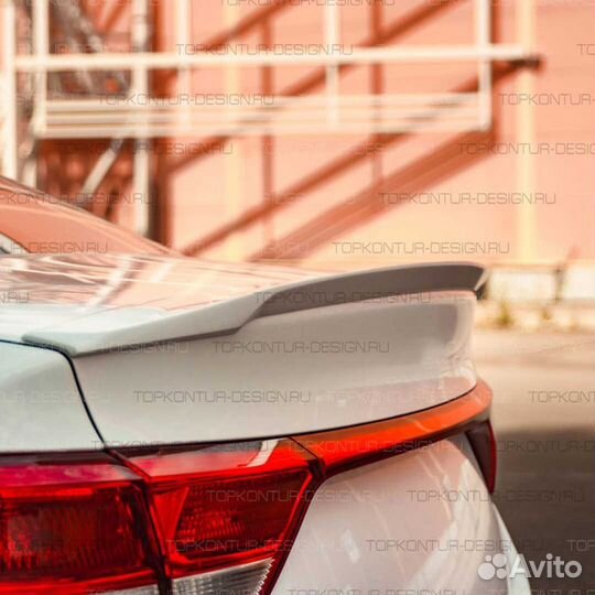 Лип спойлер на багажник zeus для KIA RIO IV