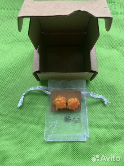 Серьги из полимерной глины