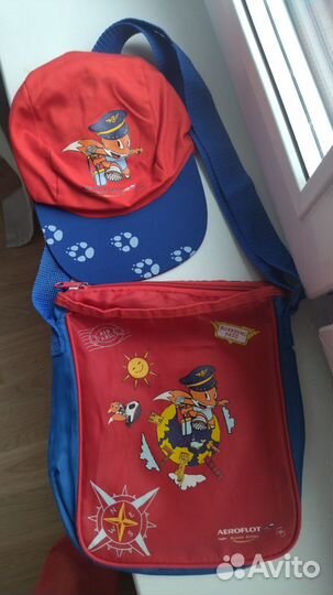 Кепка детская + сумка Аэрофлот