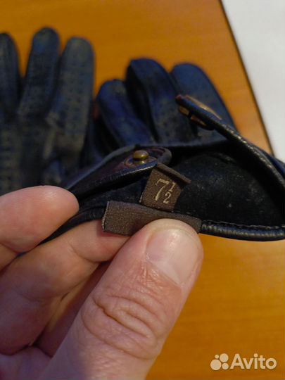 Перчатки женские кожаные