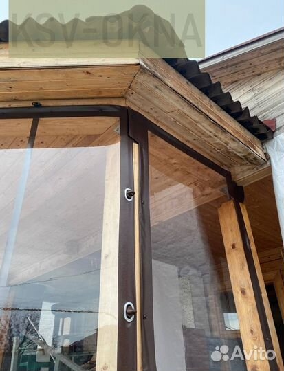 Мягкие окна на террасу