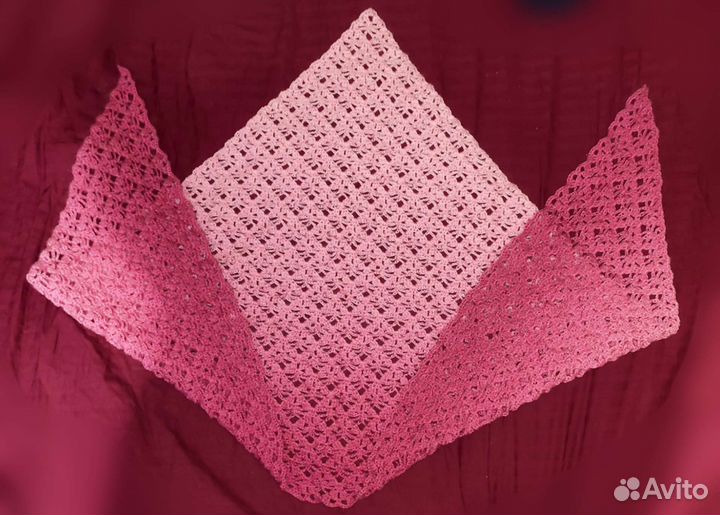 Шаль (Платок, Бактус) ручной вязки