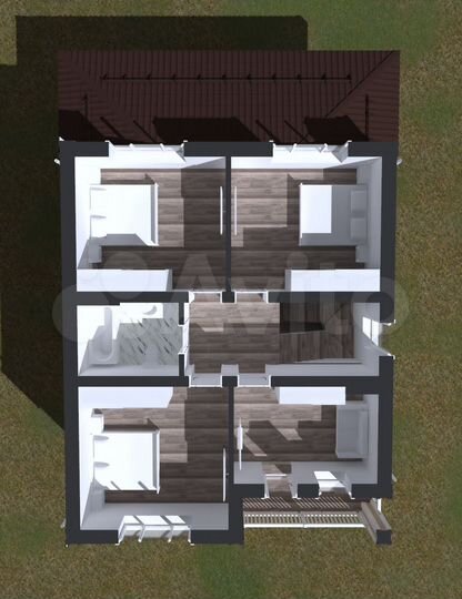 Коттедж 180 м² на участке 9 сот.