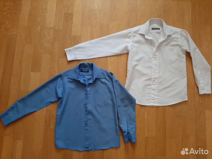 Рубашки школьные 3-4 класс (размеры 33,34)