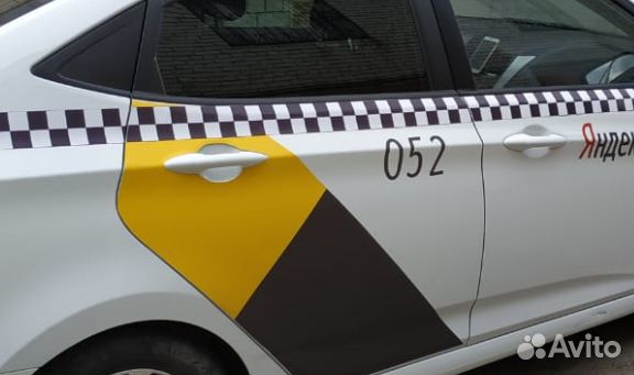 Наклейки Яндекс Такси Uber (брендирование)