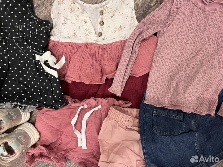 Вещи пакетом на девочку 80 86
