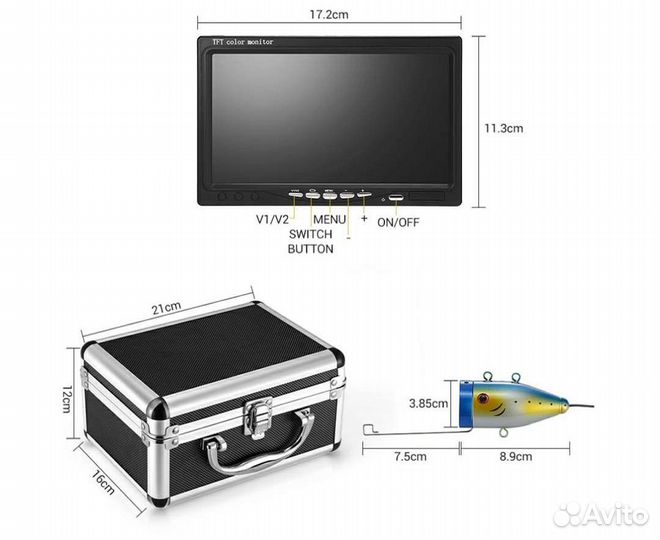 Подводная камера для рыбалки AVT miniDR-15