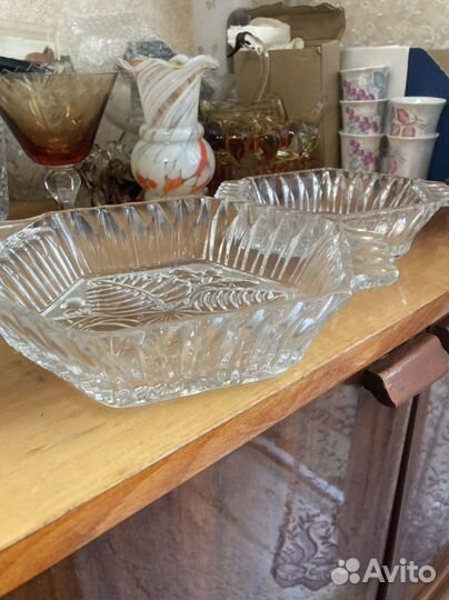 Вазы, конфетницы,пепельницы хрустальные СССР