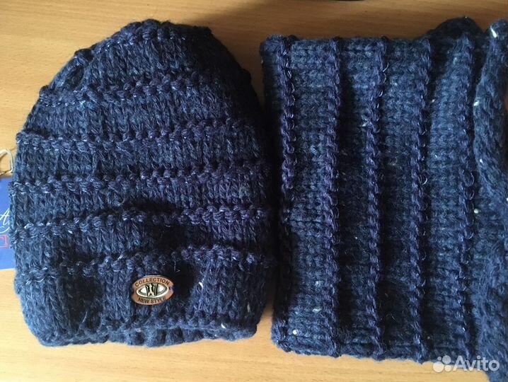 Шапка+шарф (новая)