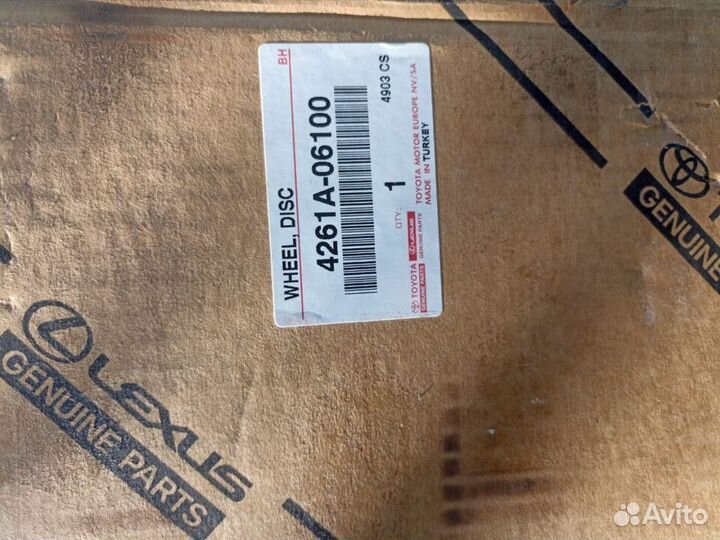 Диски toyota camry r17