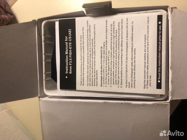 Объектив Samyang Fish-eye AE 8mm F3.5