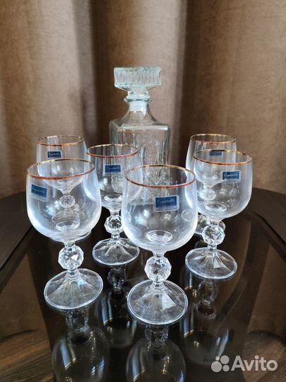 Богемский набор бокалов для вина 6 х 150мл