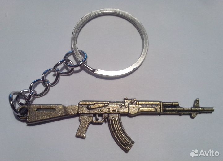 Брелок автомат ак-47, Ложка загребушка